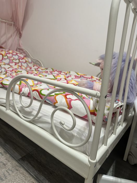 Łóżko rosnace Minnen IKEA + materax rosnacy