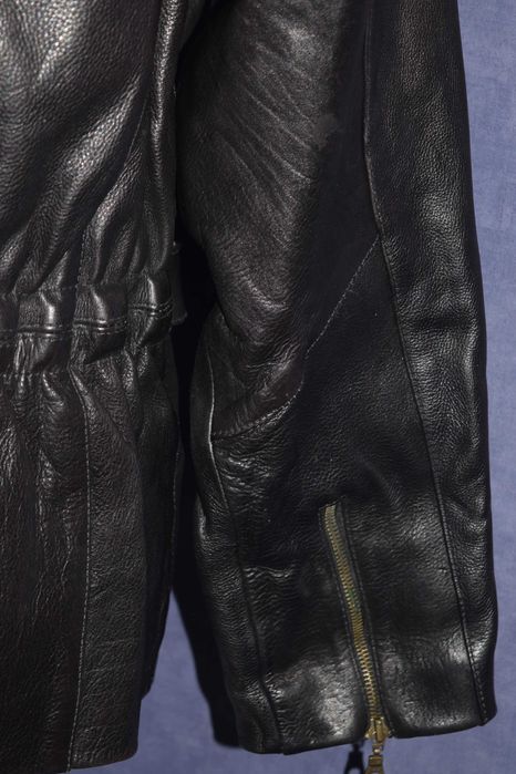 Kurtka czarna ramoneska vintage męska prawie nowa _L