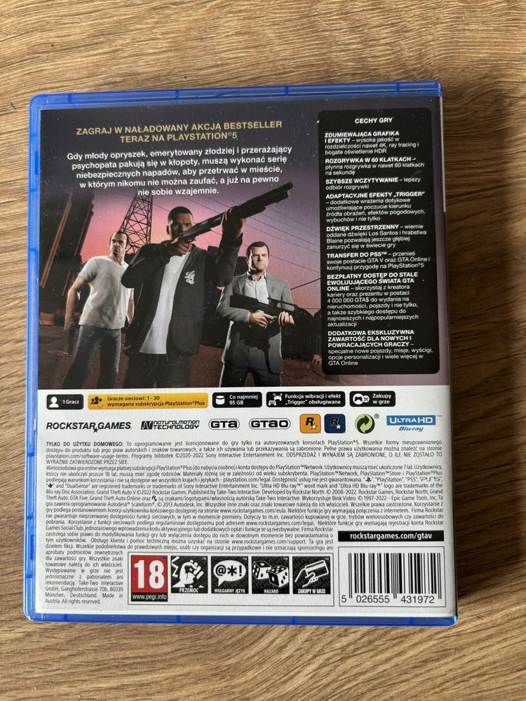 GTA 5 V Playstation 5 PS5