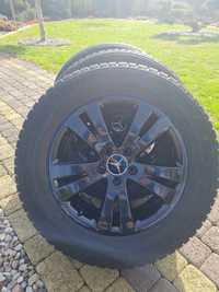 Felgi aluminiowe do mercedesa 17” i opony zimowe Bridgestone