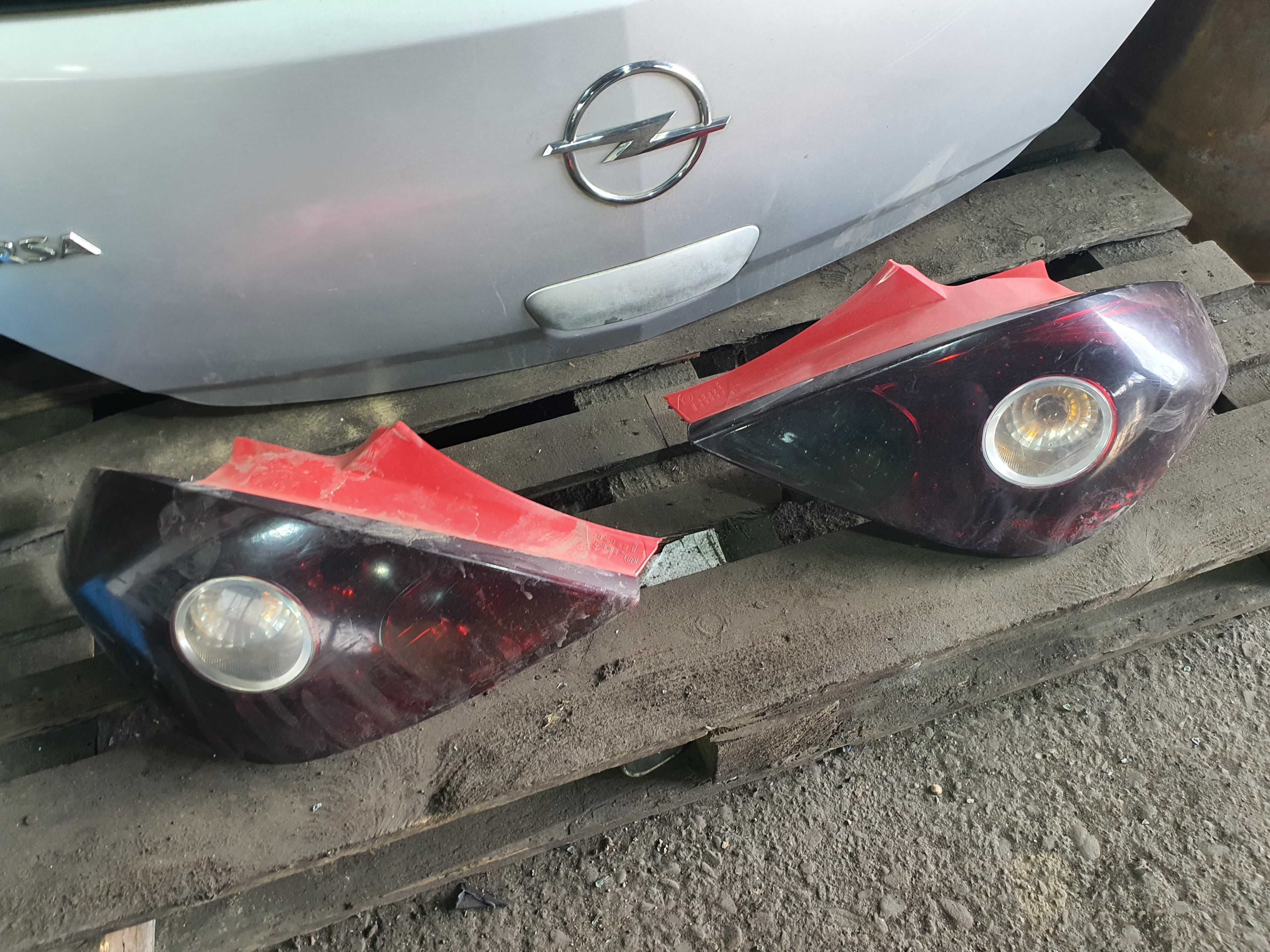 Lampy tyl Opel Corsa D pryciemniane 3d