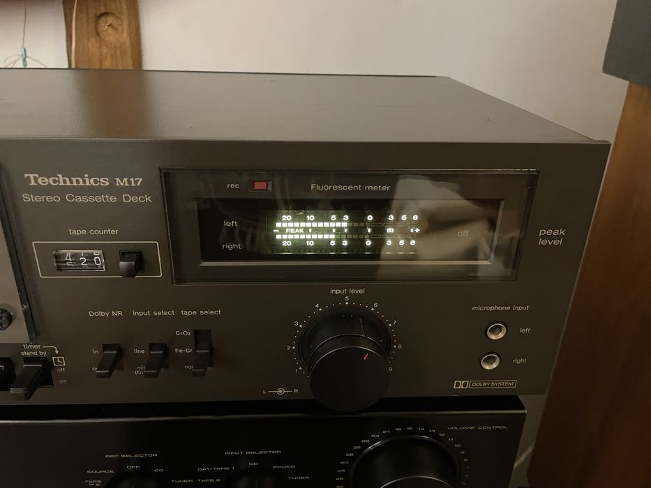 Deck TECHNICS M-17 vintage sprawny  100% piękny stan