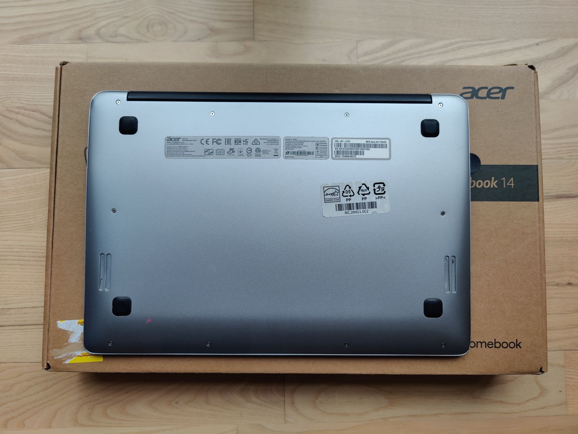 Acer Chromebook CB3-431, Gallium OS