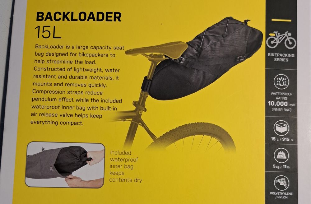 Torba podsiodłowa Topeak Backloader 15 L czarna
