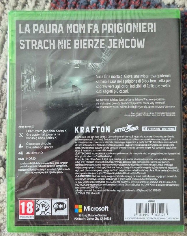 Dead Space i The Callisto Protocol-NOWE Xbox Series X XSX FOLIA