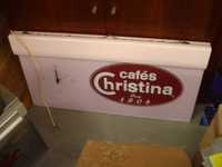 Relogio luminoso Cafe Christina