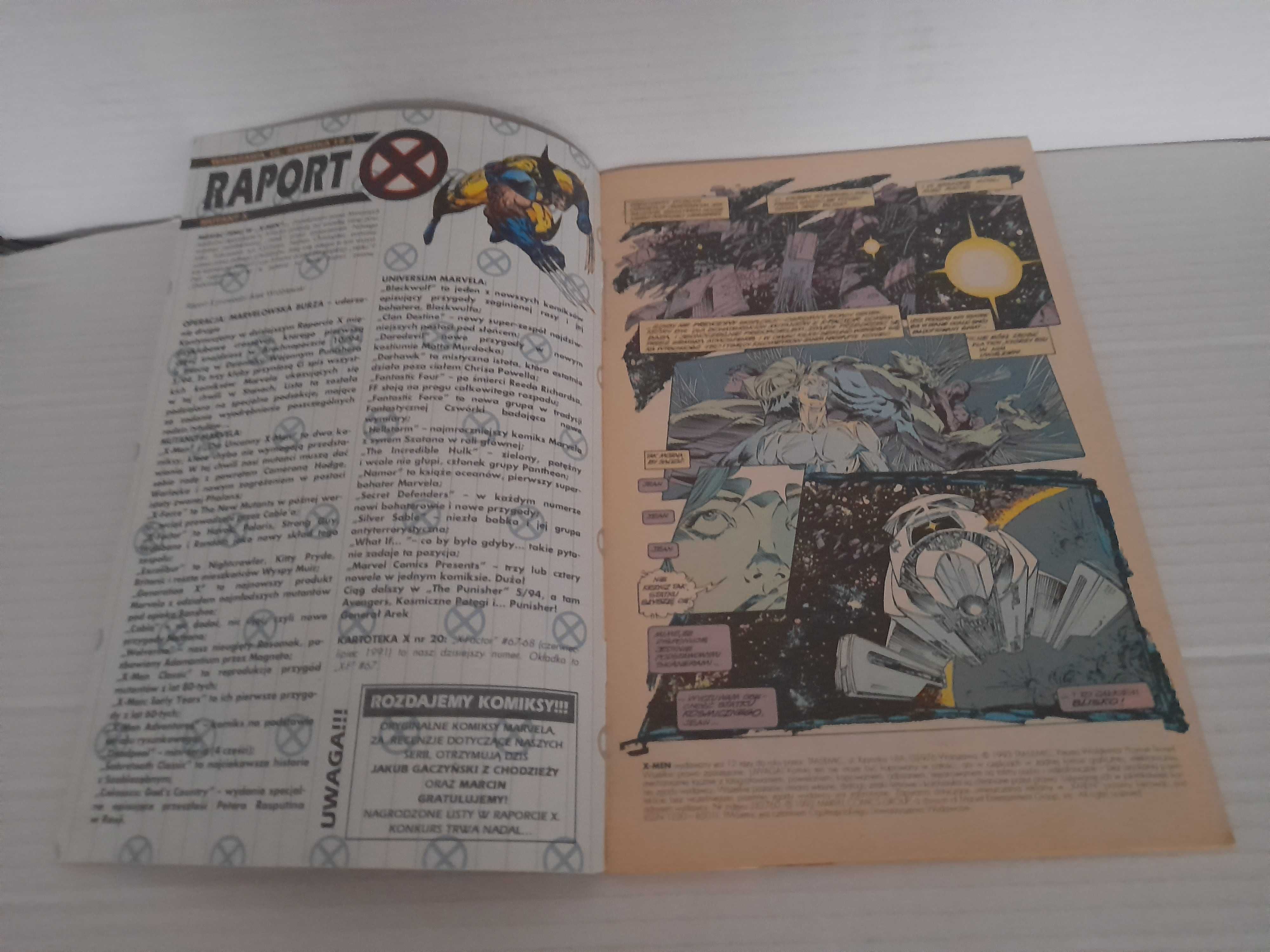 Komiks X-MEN KONIEC GRY cz.3 Tm-Semic Nr 10/1994 BDB !!!