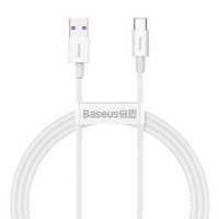 Baseus Superior kabel USB - USB Typ C 66W 6A 1 m Biały