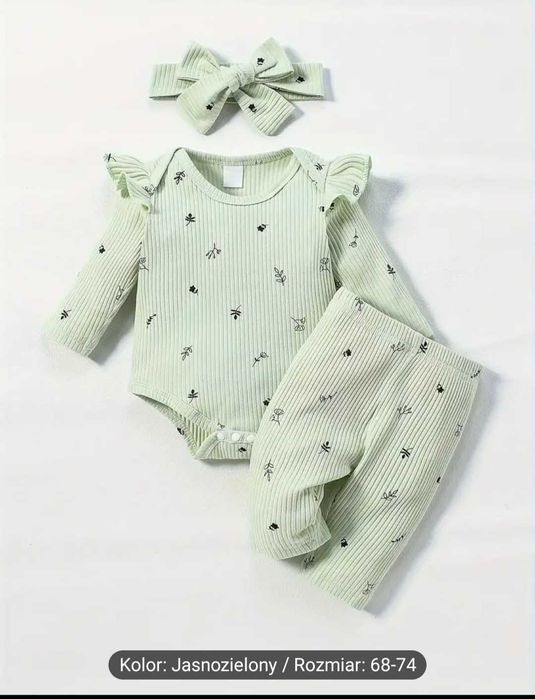 zestaw trzyczęściowy dla noworodków