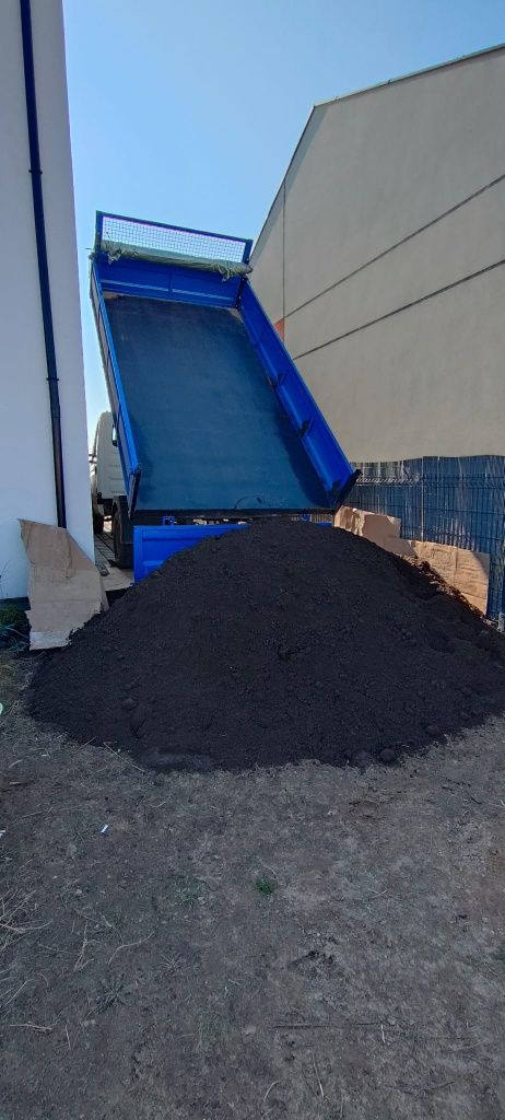 Transport beton bazalt granit piasek tłuczeń ziemia żwir
