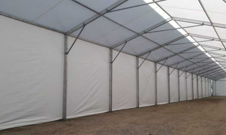 Hala magazynowa 10x80x5m pcv