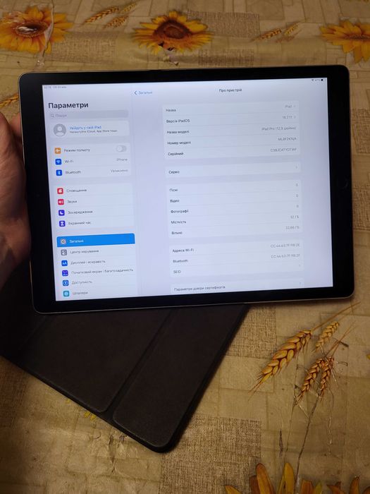 iPad 12.9" 1 gen 2015 32 ГБ планшет apple версії wi-fi