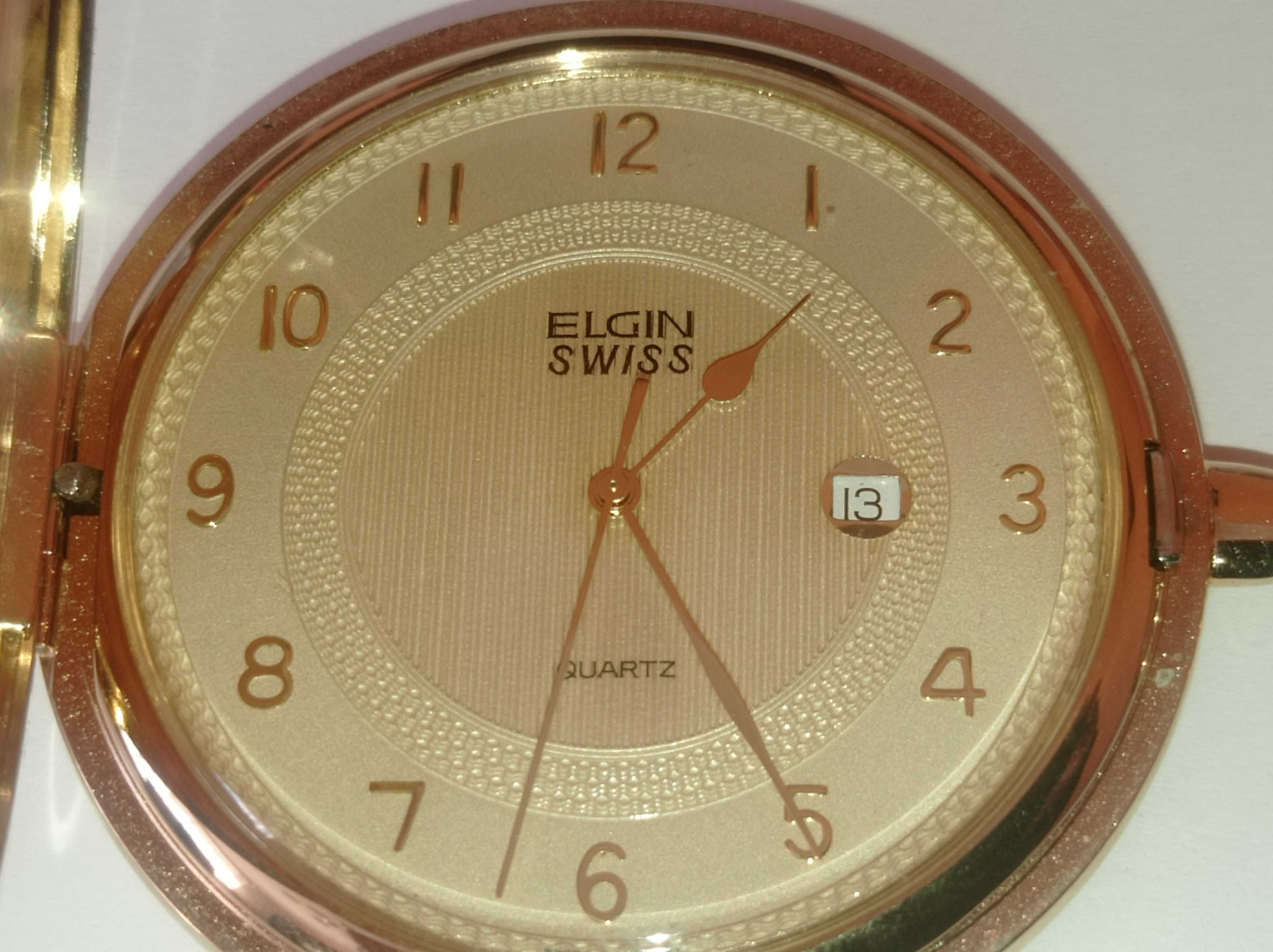 Piękny zegarek kieszonkowy - Elgin Quality Since 1867 -Swiss -sprawny.