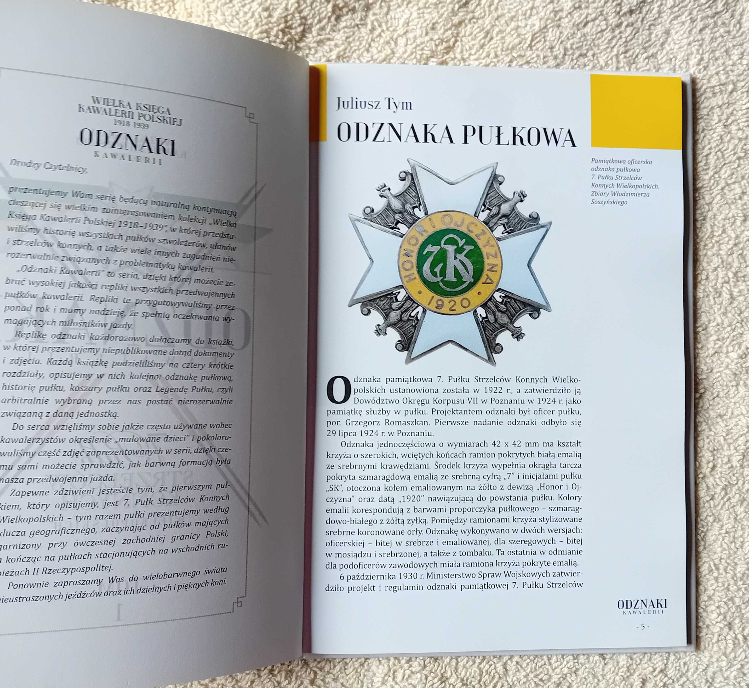 Odznaki kawalerii. Tom 1. 7 Pułk Strzelców konnych. 2019 r.