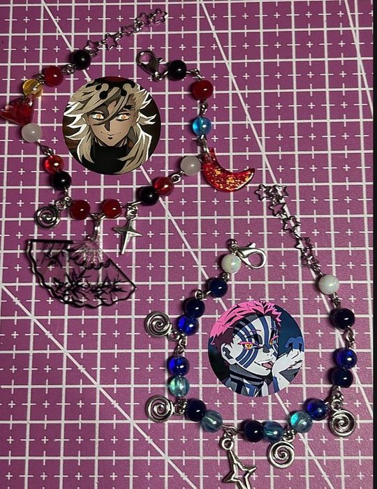 Браслет з Доумою та Аказою Аніме «вбивця демонів»