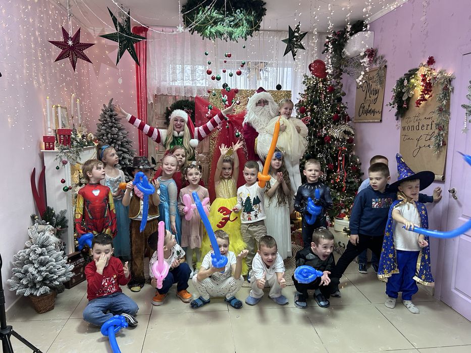 Експрес новорічне привітання Санта Клаус Ельф Дід Мороз та Снігуронька