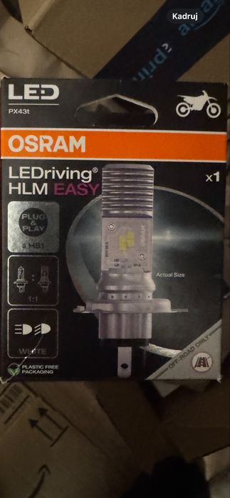 Żarówka Osram LED HLM Easy Moto H4/H19 6500K 1szt.