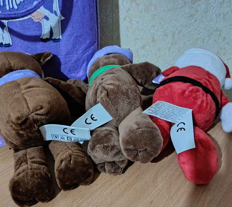 Новогодняя мягкая игрушка набор Milka
