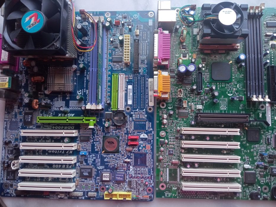 Материнская плата Gigabyte GA-7VT600-L DDR ATX и D815EEA2 / D815EPEA2