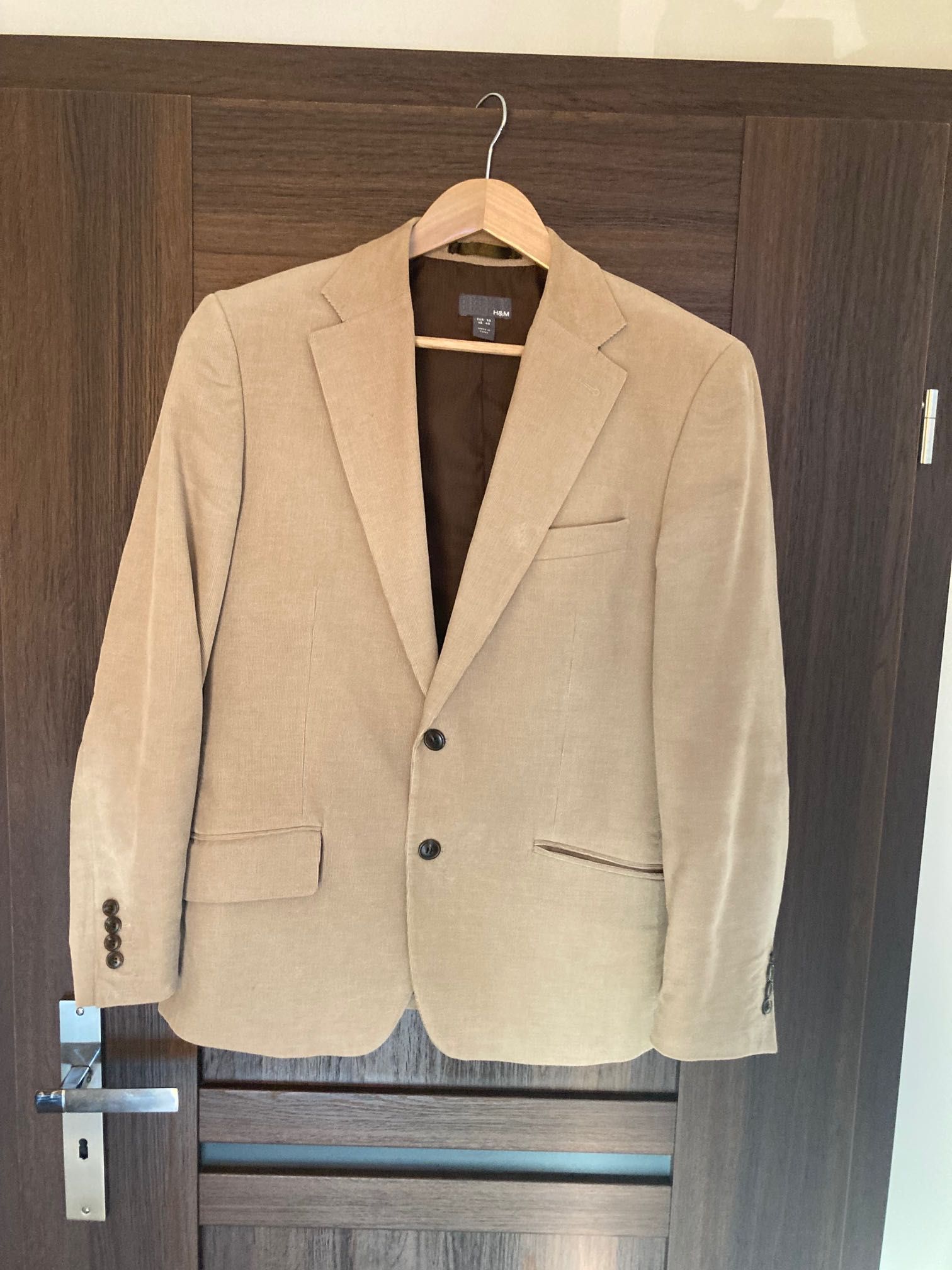 Marynarka męska sztruksowa H&M (rozmiar 50) - bardzo szczupła