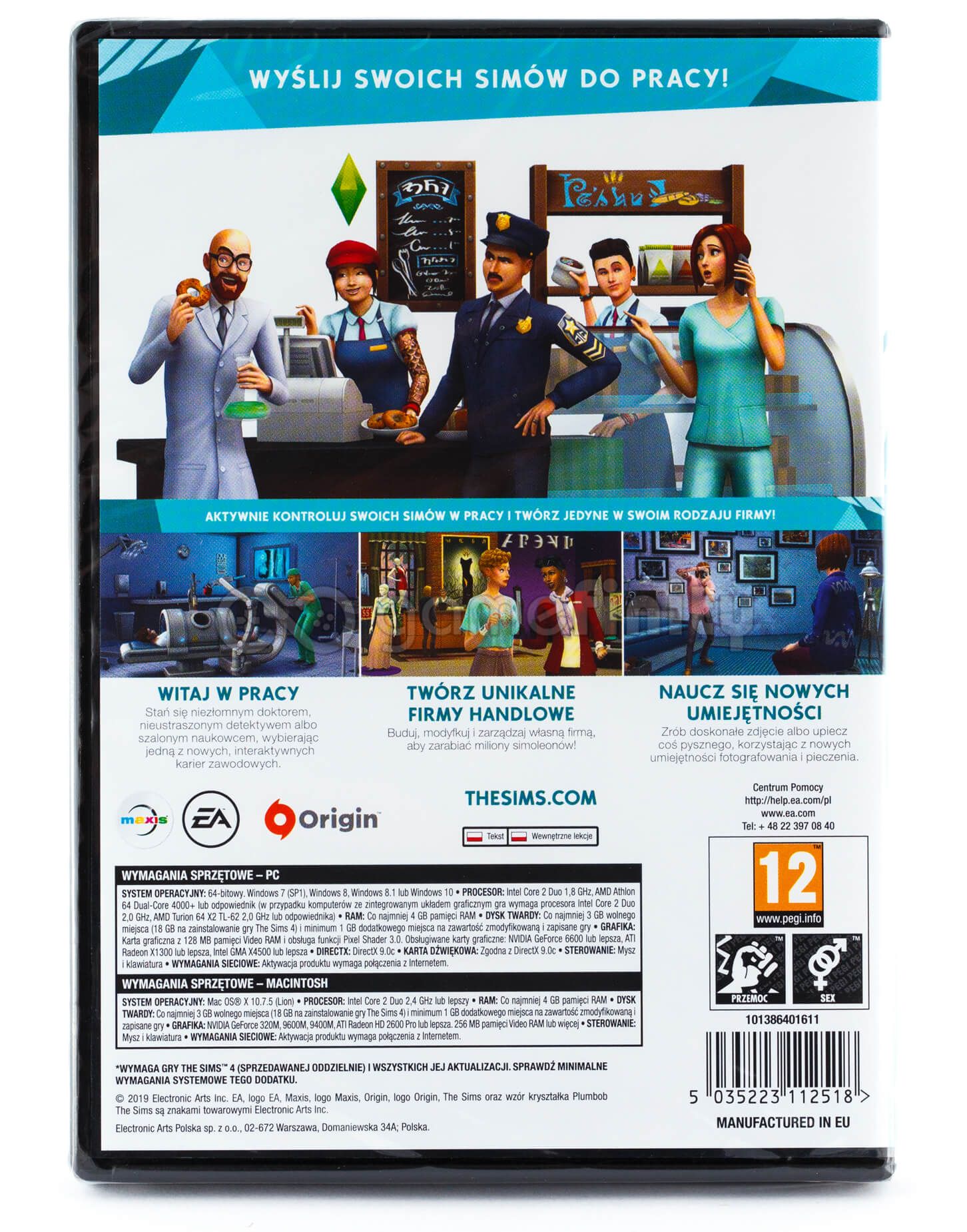 The Sims 4: Witaj w Pracy PL (Dodatek) (PC) Gra nowa w folii