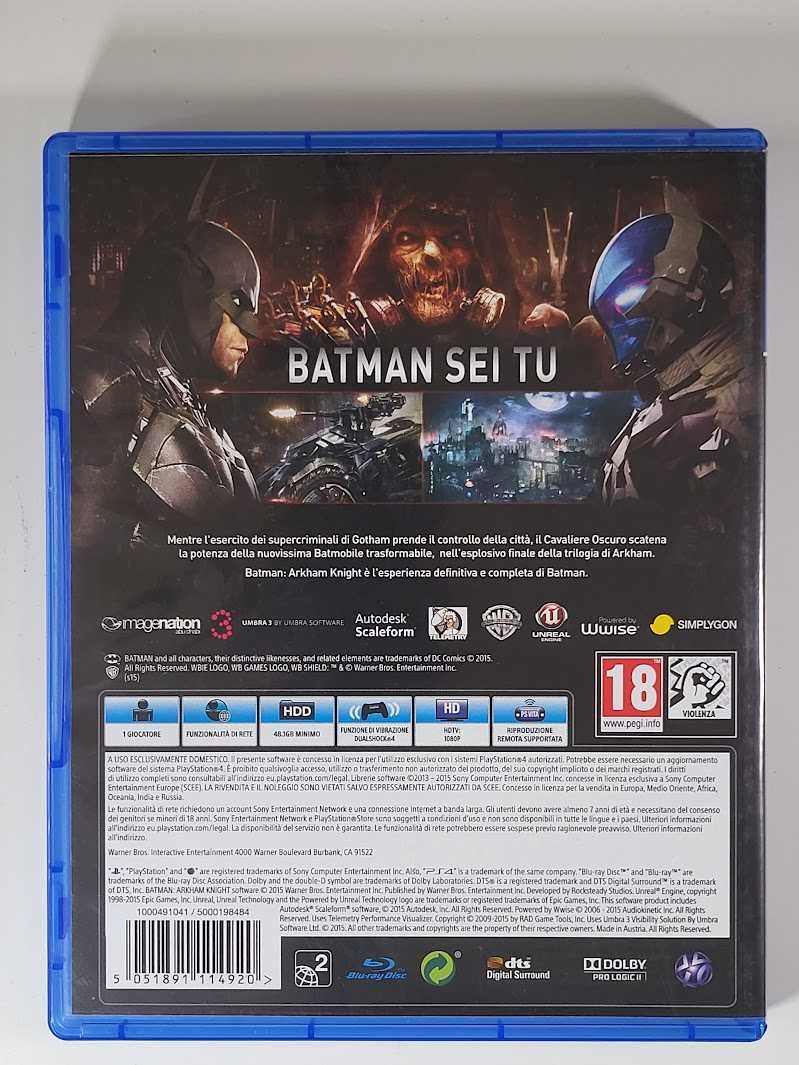 Batman Arkham Knight / Gra PS4 / Sklep z grami / Warszawa / Mokotów