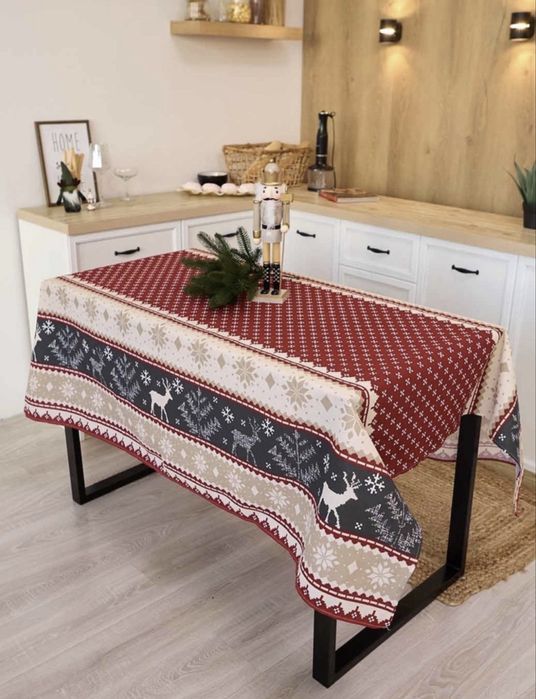 Різдвяні скатертини, новорічні скатертини, скатертина на різдво