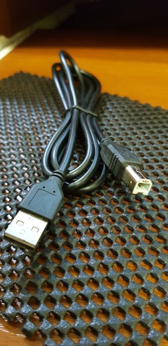 Кабель для принтера USB А->USB B (квадратный) 1.5м /питание/удлинитель