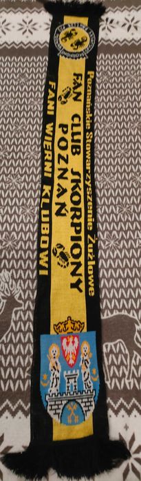 Szalik Retro Skorpion Poznań szalik stary model