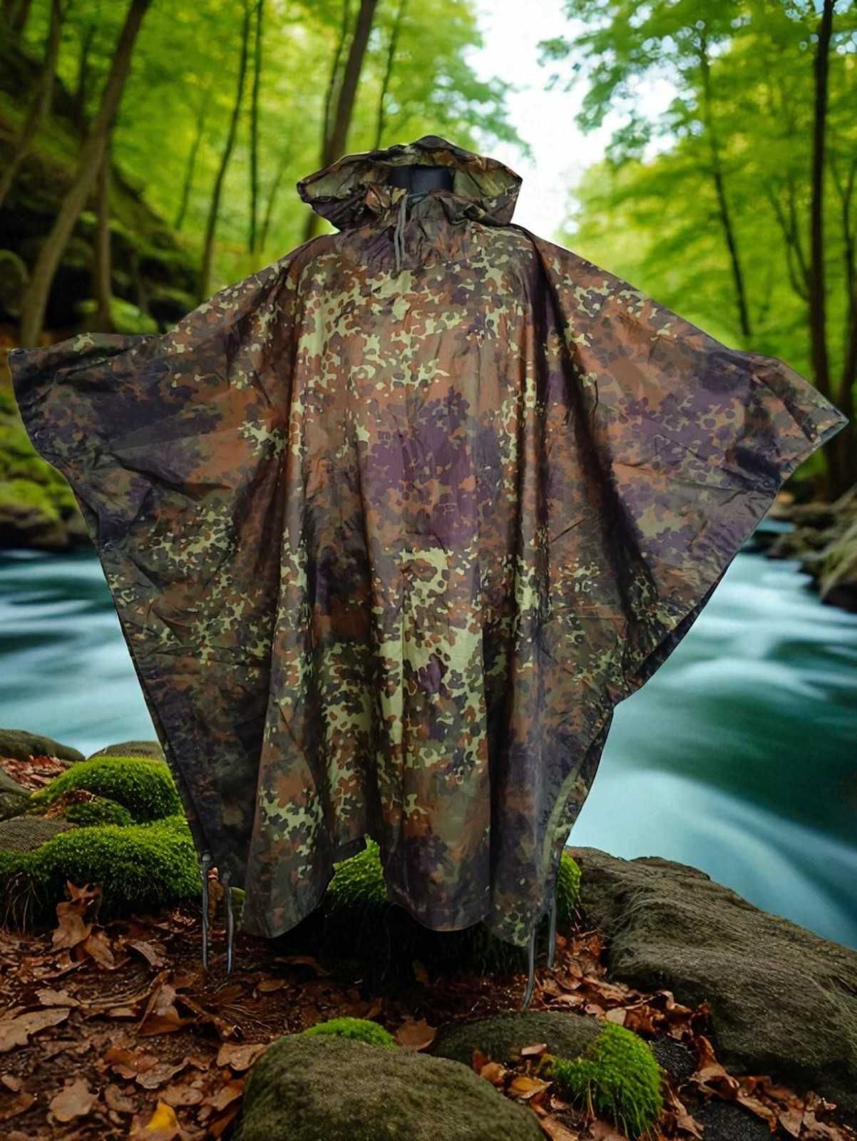 Функціональне пончо-дощовик Bundeswehr (Flecktarn)
