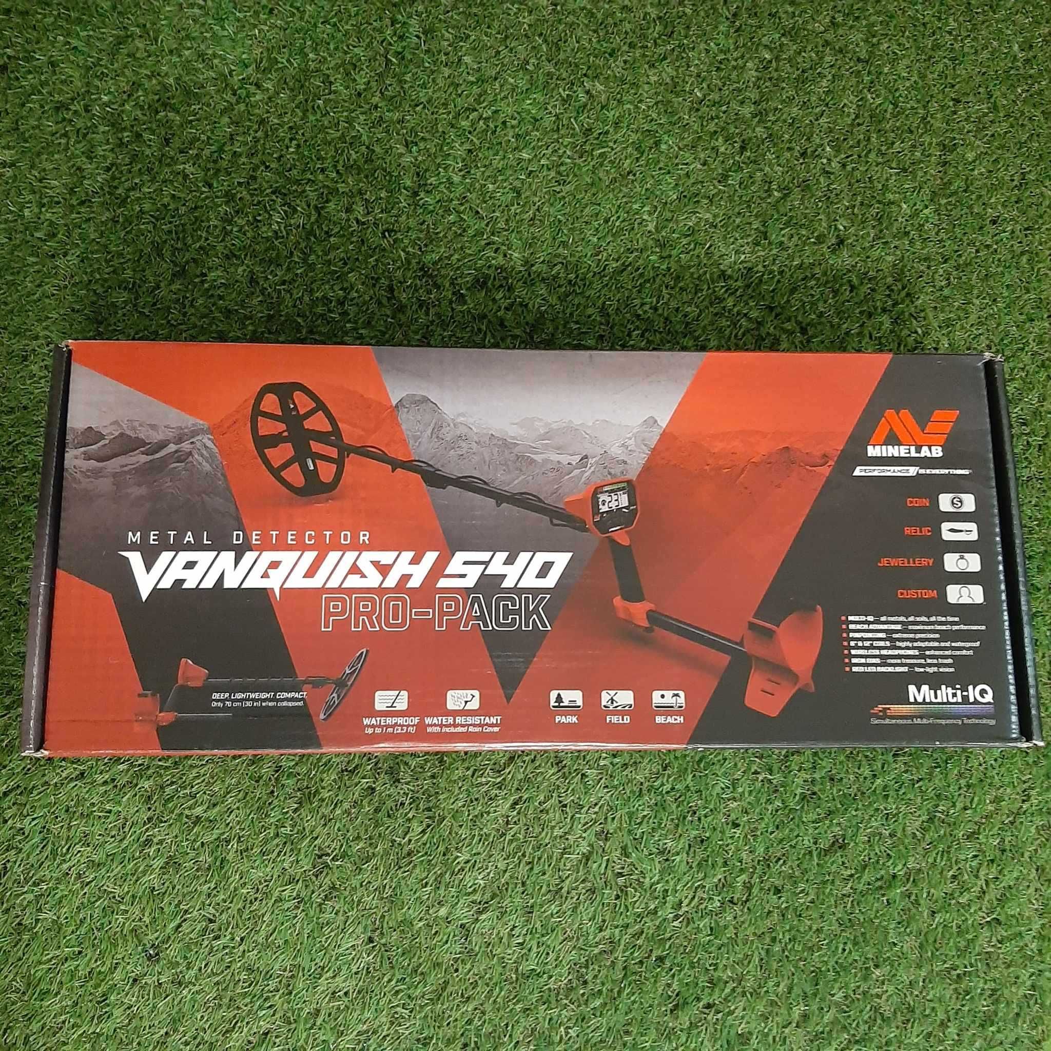 Металошукач VANQUISH 540 Pro-pack від Minelab, МД, Металочукач