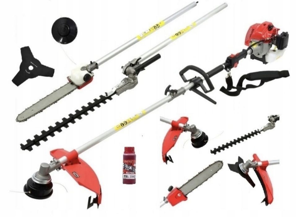 Piła Na Wysięgniku Nożyce do Żywopłotu Kosa Spalinowa 4w1 DUŻA MOC 5.2