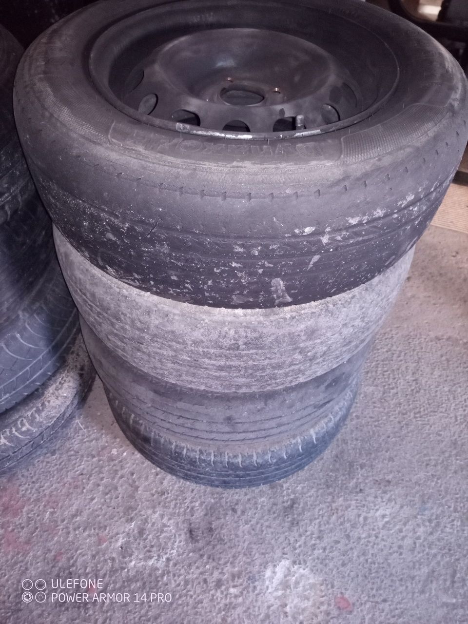 Jantes 15 com pneus usados