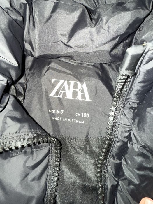 Пуховик zara 122-128р