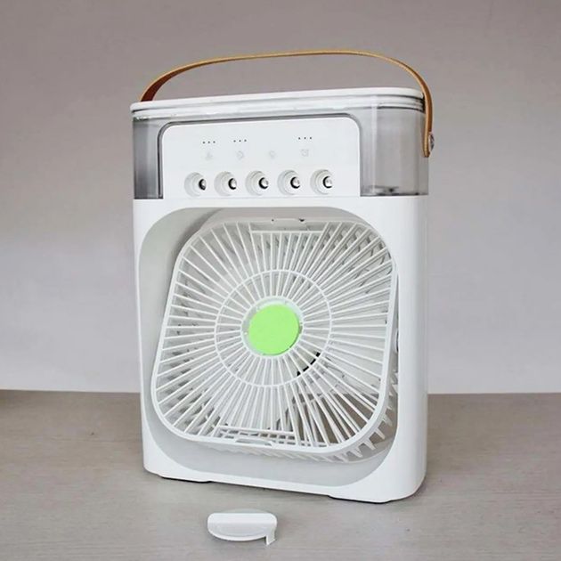 Портативний міні - кондиціонер зволожувач + підсвічування