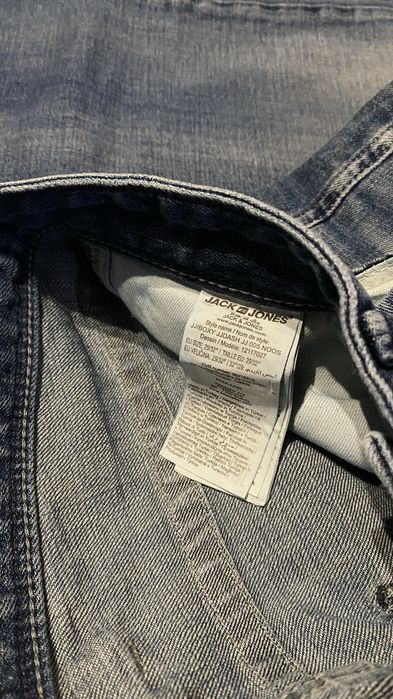 Spodnie Jack&Jones 29/32 Loose Fit męskie jeansy bawełna granatowe