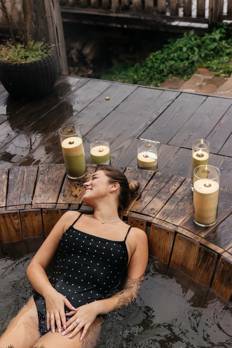 Суцільний купальник в стрази