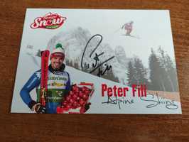 Autograf, podpis - Peter Fill - Alpine Skiing Narty Sport Kolekcja