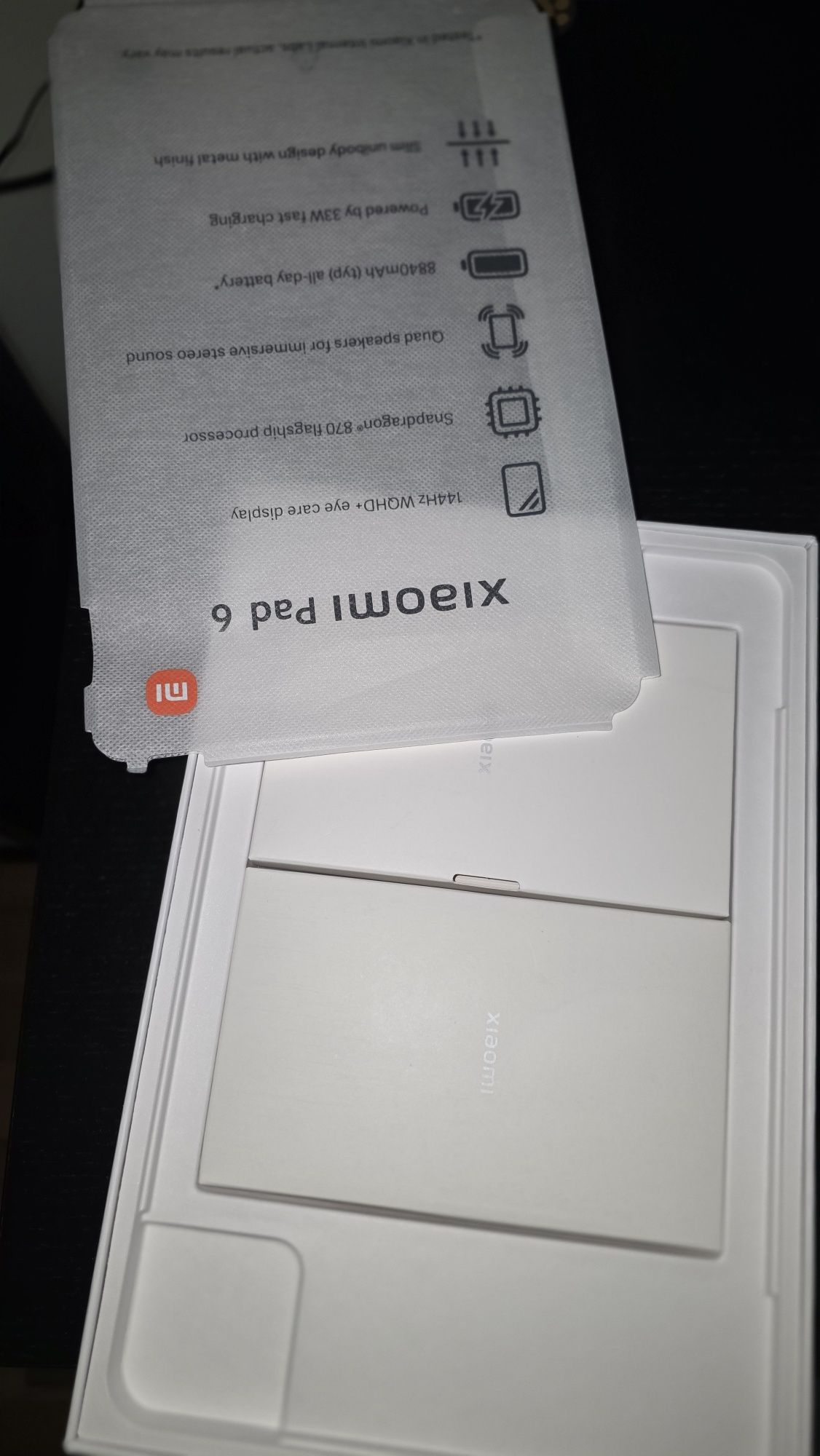 Vendo Xiaomi Pad 6 8GB RAM/128GB ROM c/capa e película de proteção