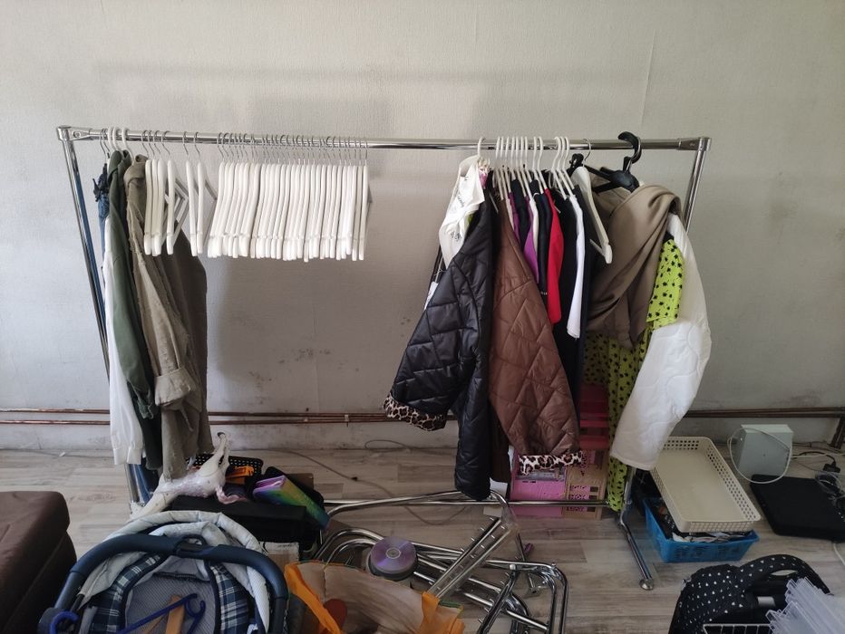 Stojak chrom Slatwall wieszak gondola