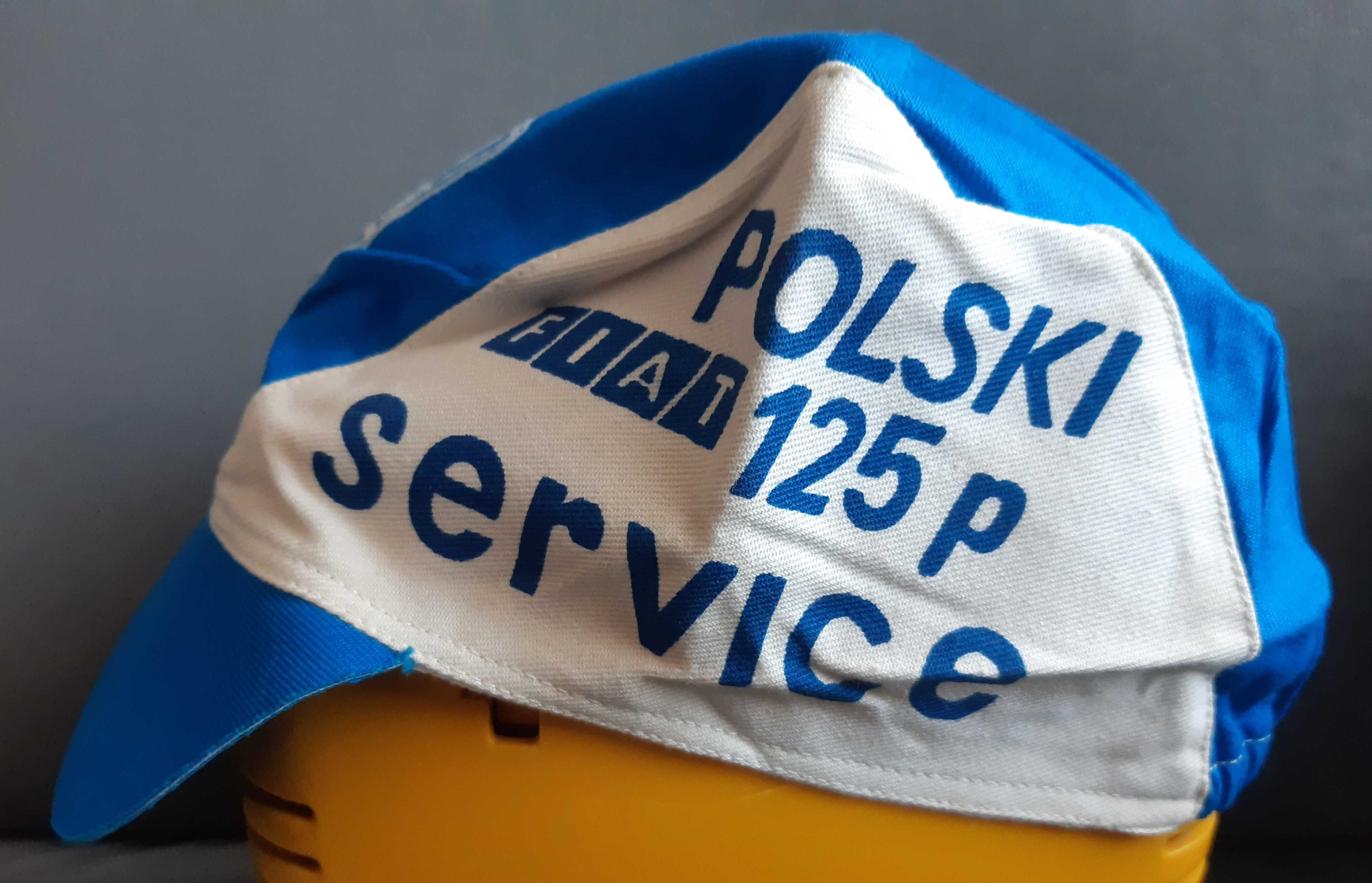 Czapka z daszkiem POLSKI FIAT 125 p Serwis PRL oryginał lata 70 XXw