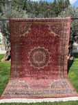 Nowy kaszmirowy r.tkany dywan perski Indo Ispahan 290x190 sklep 18 tyś