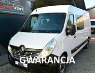 Renault Master  7 osobowy brygadówka doka max pełna opcja servis regały