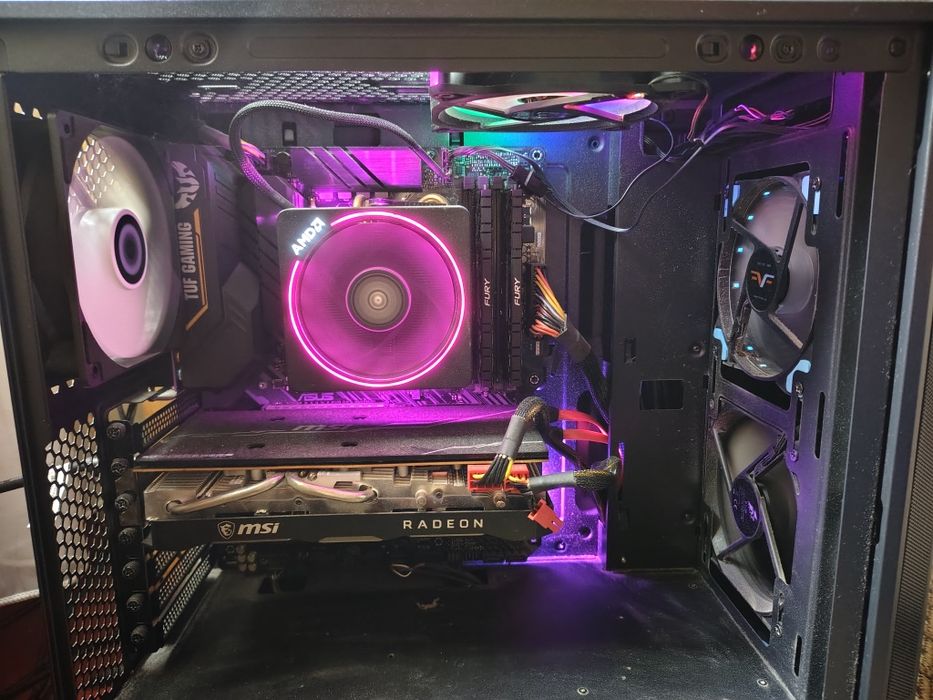 Ігровий ПК Razen 5500+B450+Rx 5700xt 8gb озу 16gb на гарантії