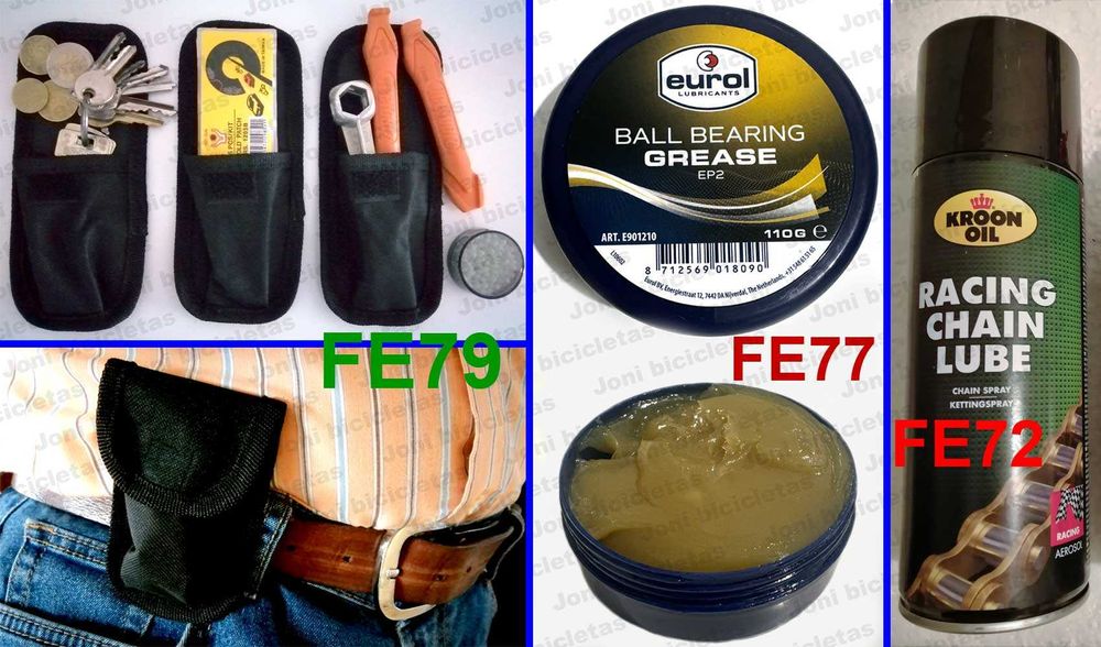 Ferramentas p/ bicicleta pasteleira, clássica, MTB, BMX