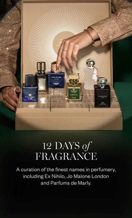 ПАРФУМИ ексклюзив від Harrods - 12 Days of Fragrance Advent Calendar