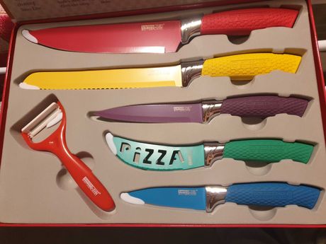 Zestawy noży kuchennych nóż noże ceramiczne.  Prezent
