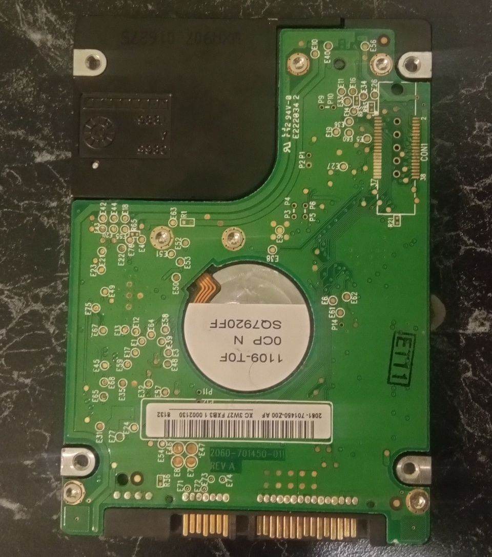Жёсткий диск WD (wd800bevs) hdd 2.5". 80gb.