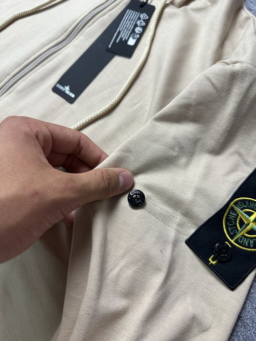 Зіп худі бежева Stone Island | Аунтефік ОЛХ ДОСТАВКОЮ!