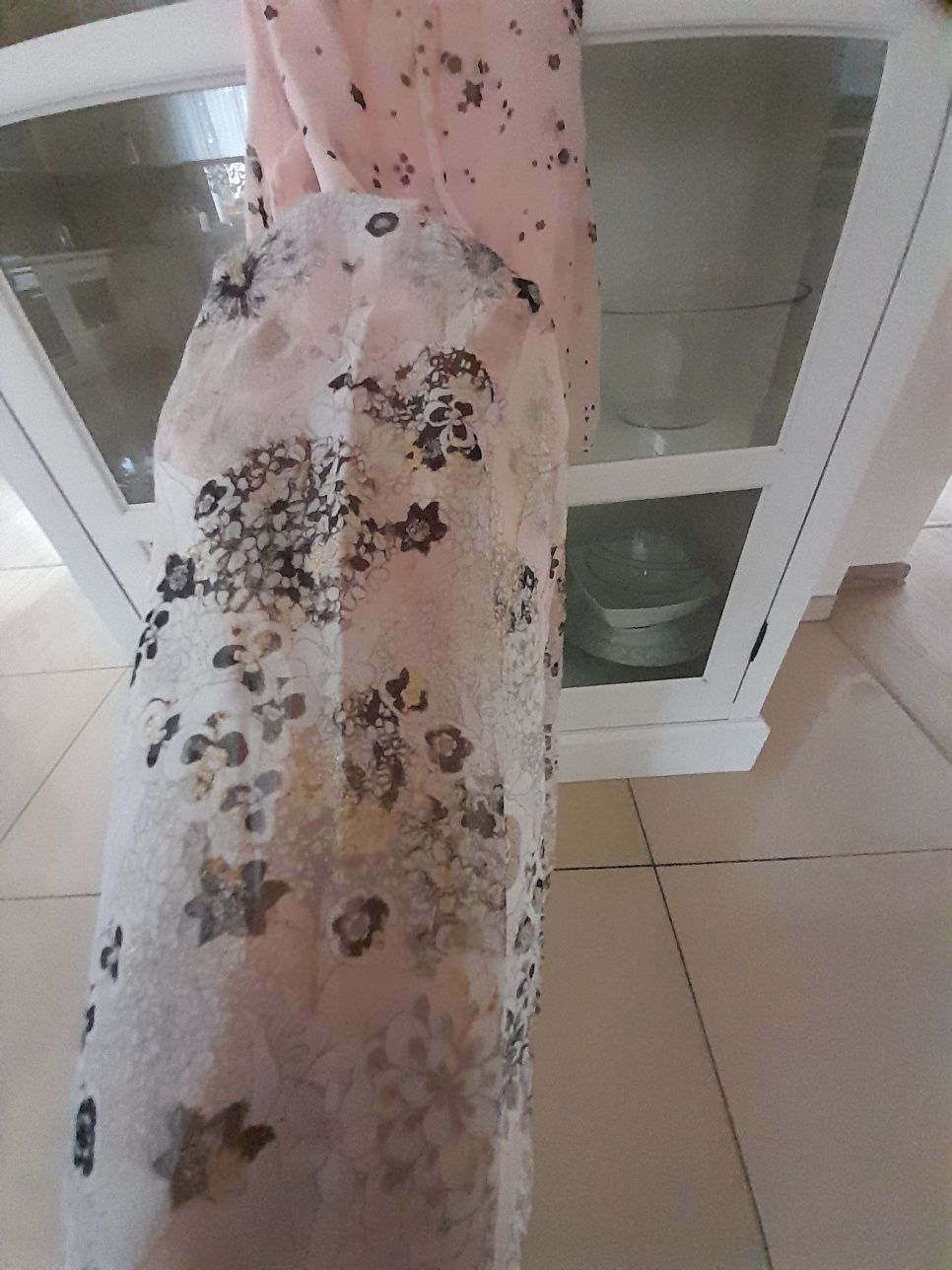 Sukienka elegancka wizytowa róż 140 H&M